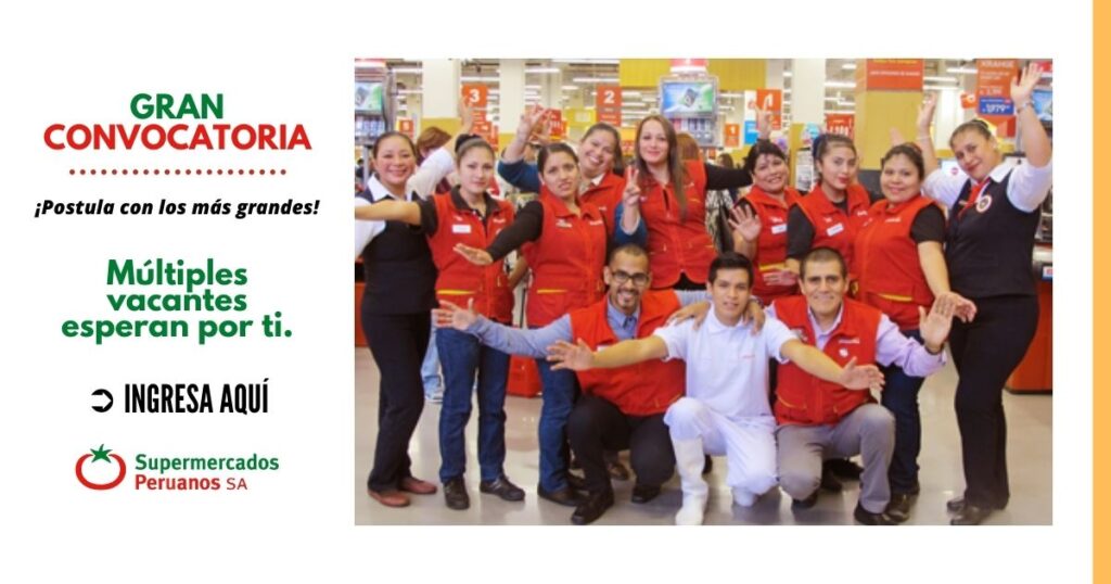 empleos supermercados peruanos