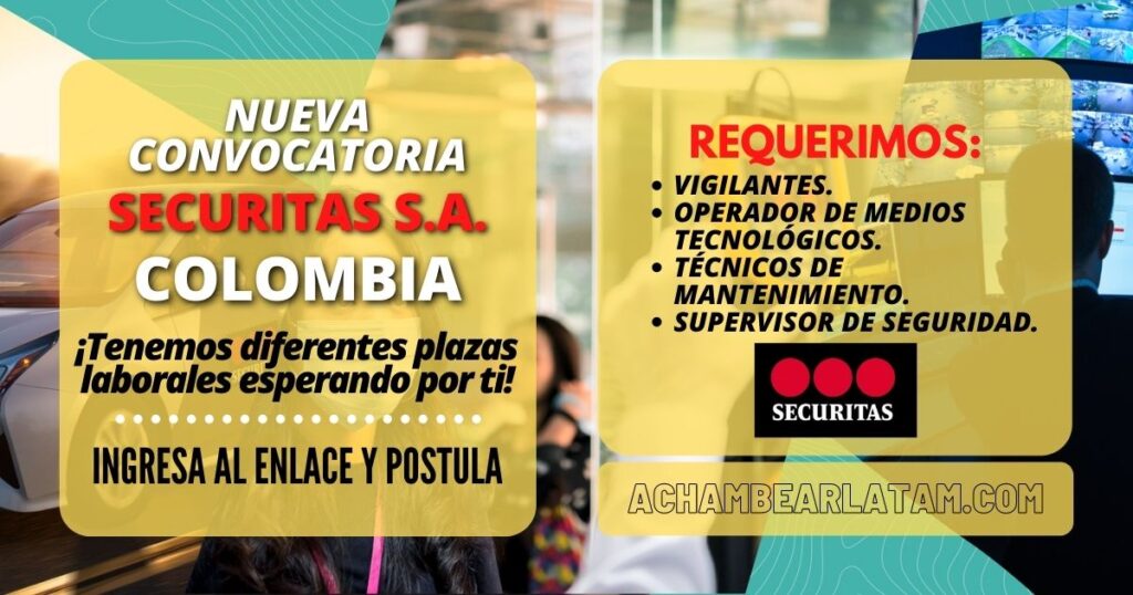 empleos seguridad colombia