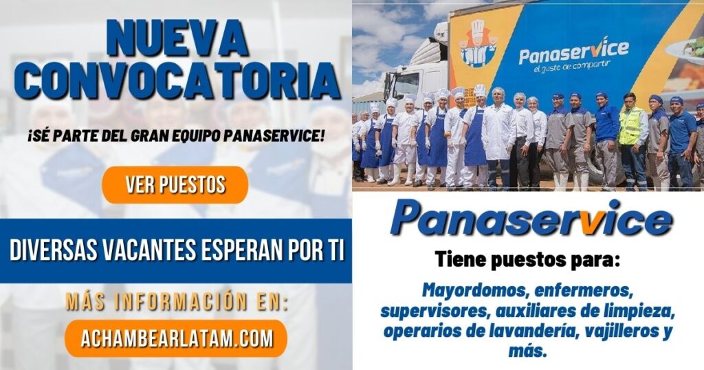 convocatoria panaservice